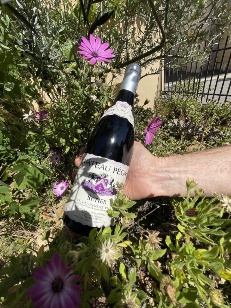 bouteille setier chateau cuvee pegau domaine