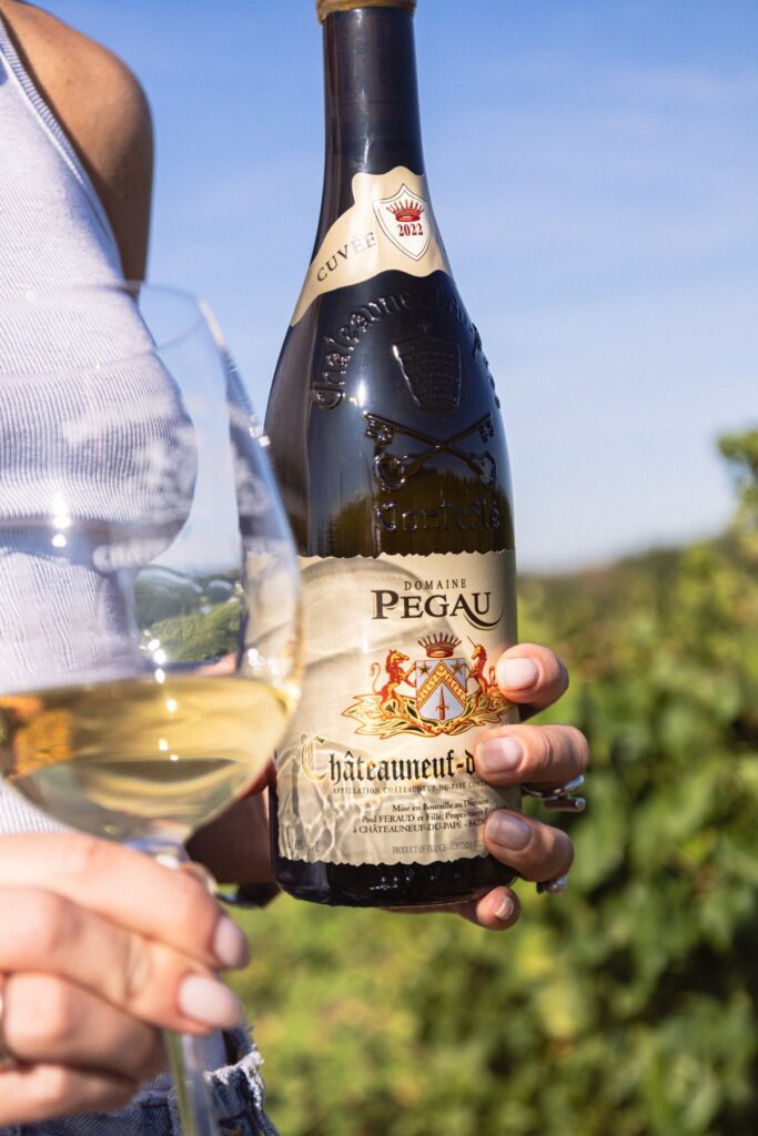 cuvee a tempo pegau bouteille chateau