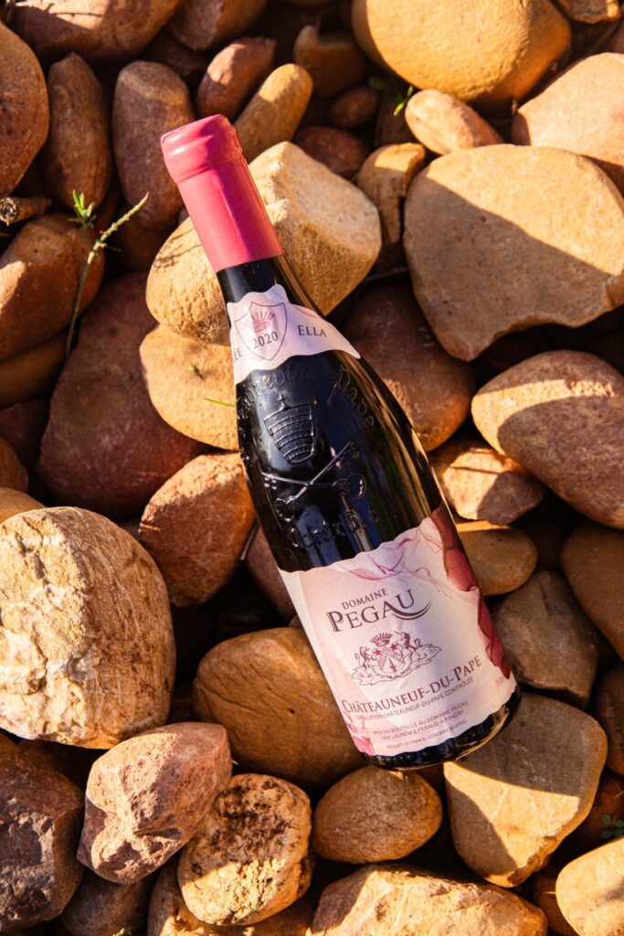 domaine cuvee pegau ella bouteille