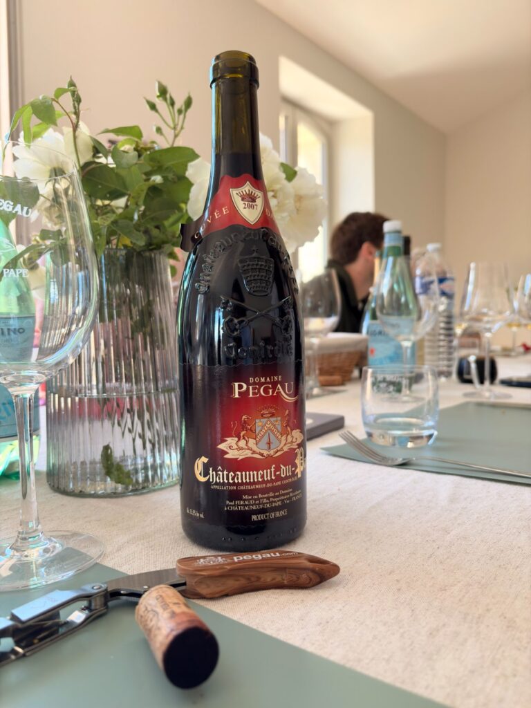 maison pegau accord mets et vins art x food