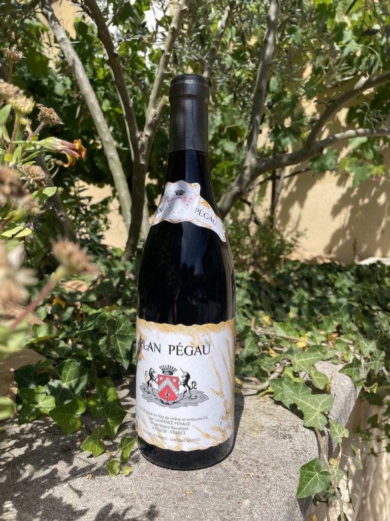 plan pegau domaine cuvee chateau pegau bouteille